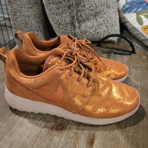 Shimmery Orange Nike Roshe W 6.5